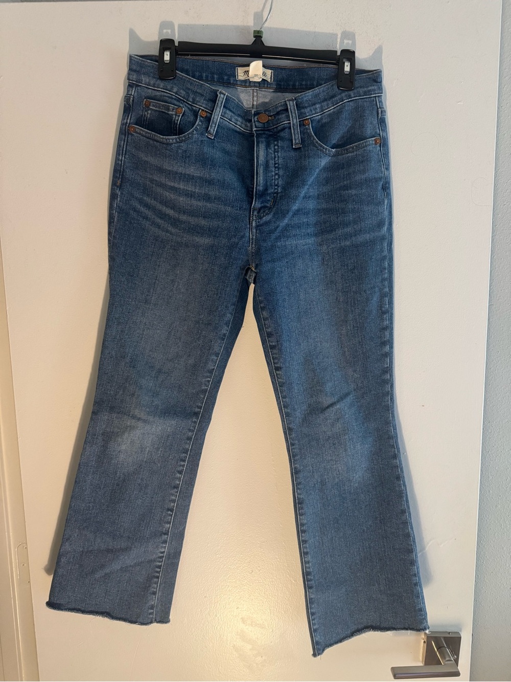 Madewell Women's Mid-Rise Bootcut Jeans in Blue Wash Size 29